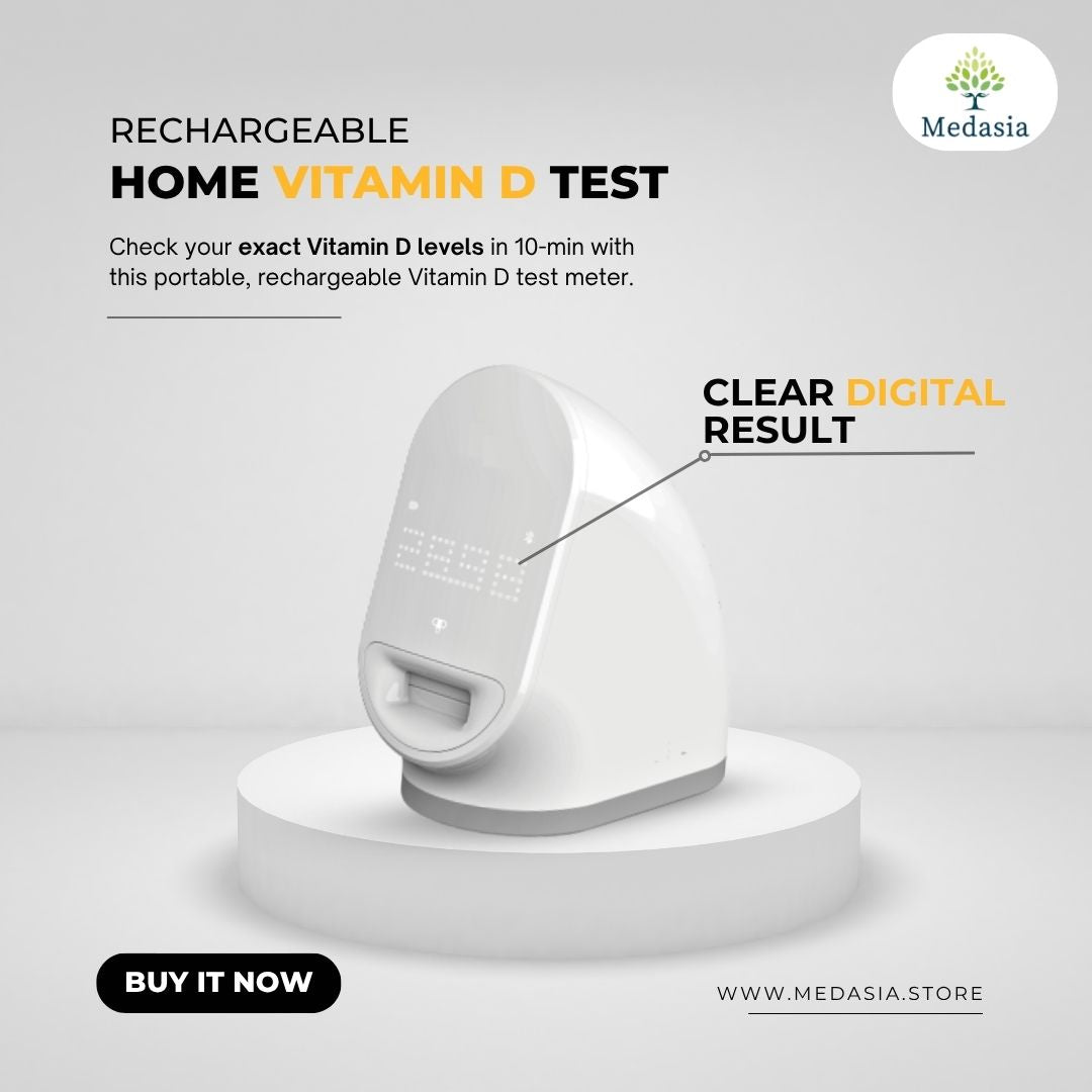 At-Home Vitamin D Test Kit – Numeric Vitamin D Result in 10 Min | Fingerprick Blood Test