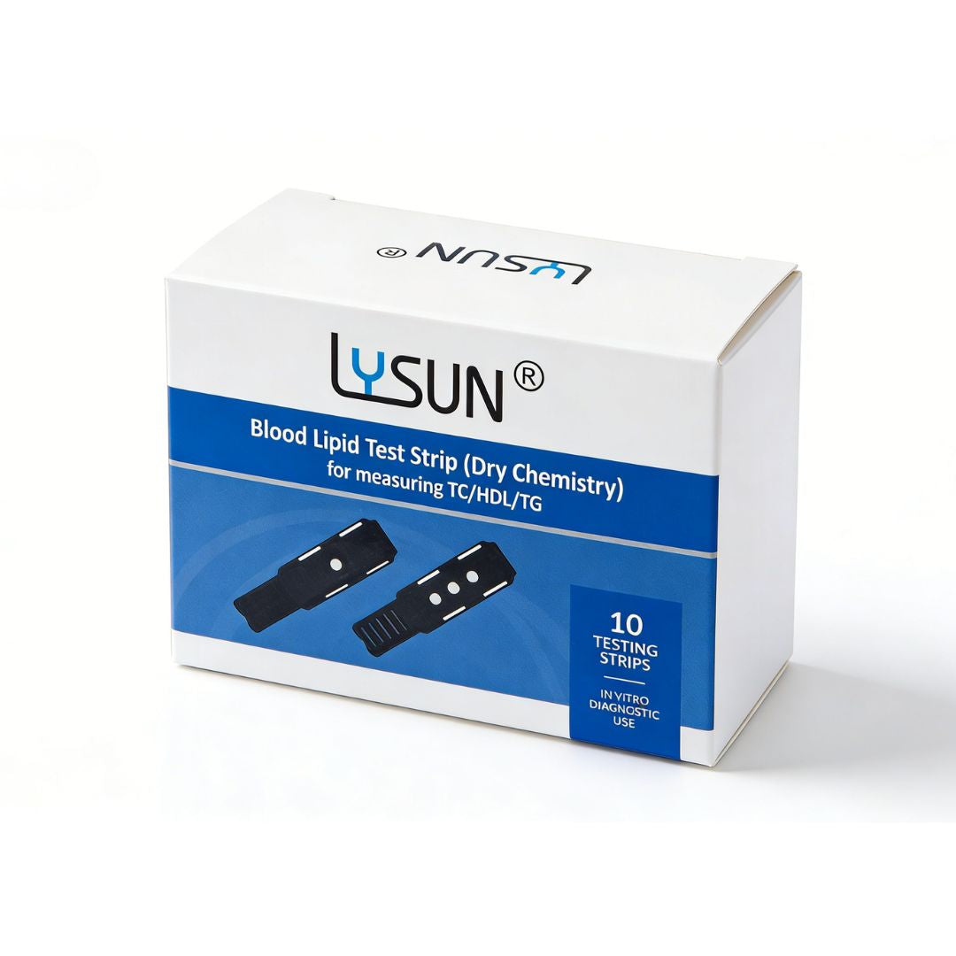 Cholesterol Test Strips 25 Count – 3-in-1 (TC, HDL, TG)