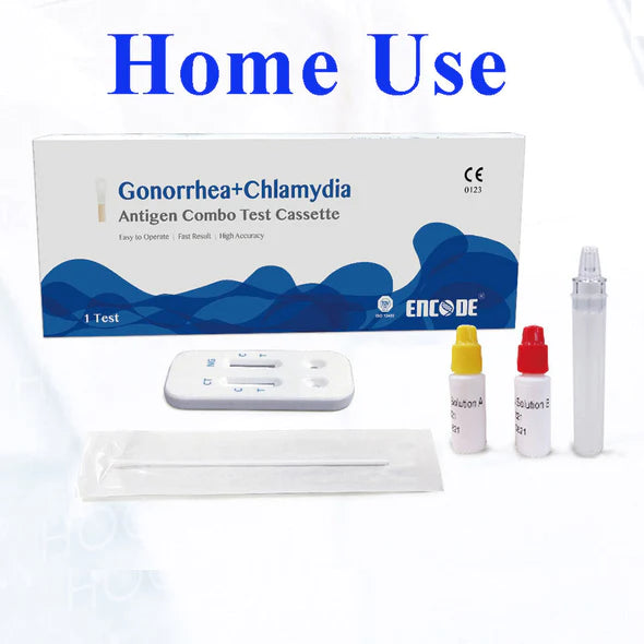 Gonorrhea & Chlamydia Home Test Kit (2 Pack) — CE Certified, Fast & Discreet
