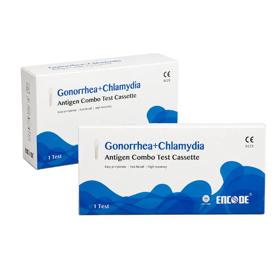 Gonorrhea & Chlamydia Home Test Kit (2 Pack) — CE Certified, Fast & Discreet