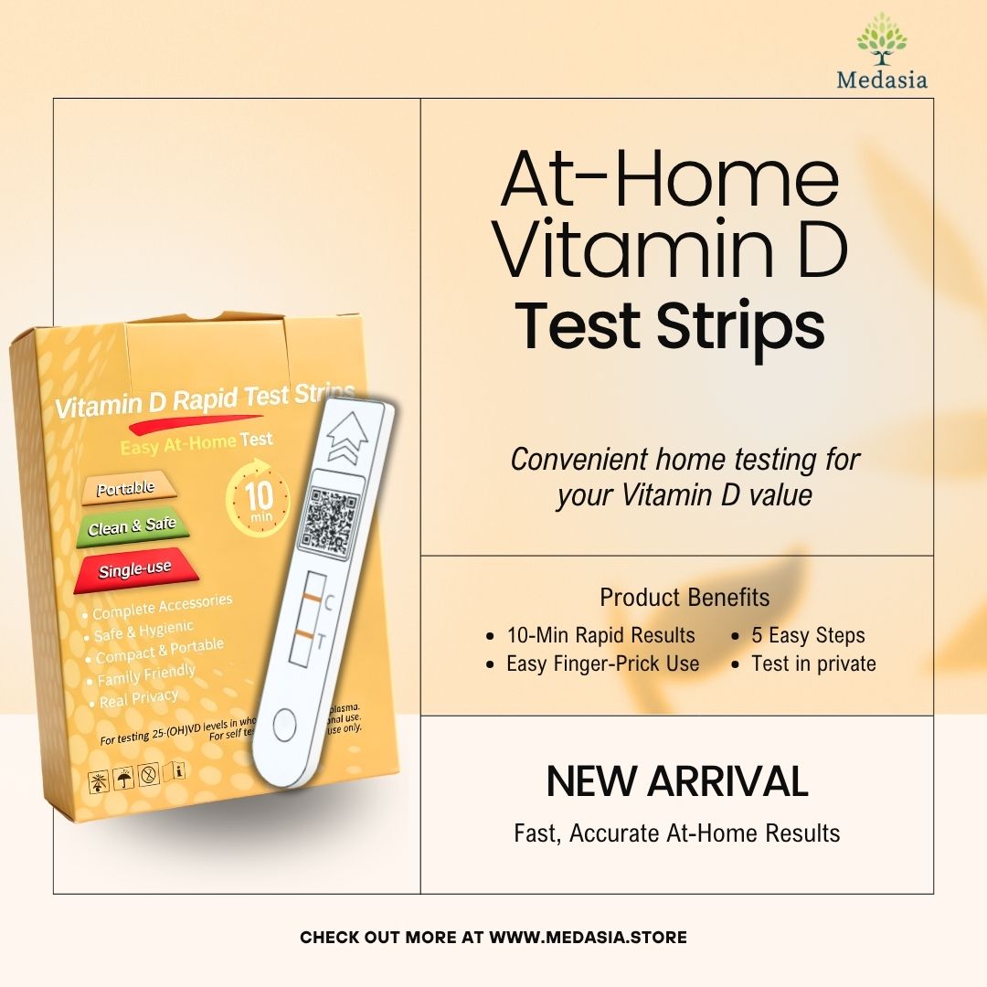 Vitamin D Test Strips (10 Tests) – Refill for At-Home Vitamin D Test Meter
