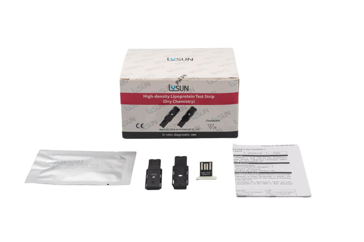 High-density Lipoprotein Test Strips 25 count