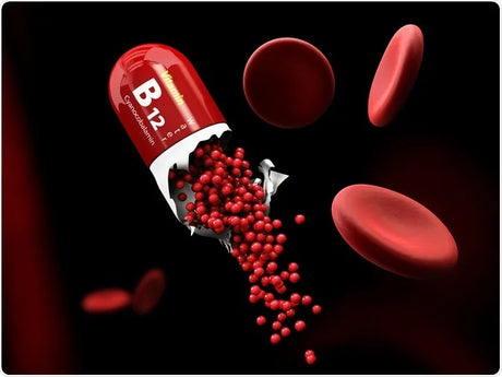 What is the relationship between vitamin B12 and anemia