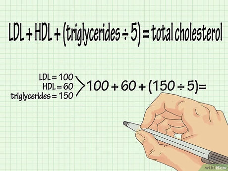 How total cholesterol is calculated?