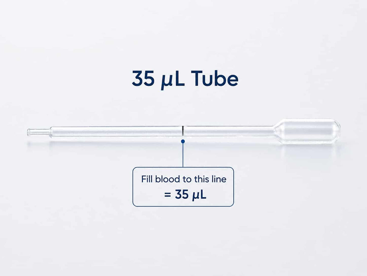 Capillary Transfer Tube / Blood Dropper – 25 pcs (10μL & 35μL)