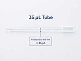 Capillary Transfer Tube / Blood Dropper – 25 pcs (10μL & 35μL)