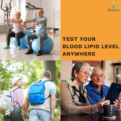 Anywhere Testing with cholesterol meter