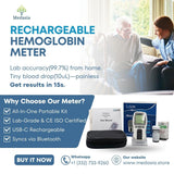At home Hemoglobin test meter 