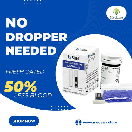 Hemoglbin test strip upgraded