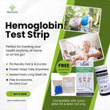 Hemoglobin test strips for home test