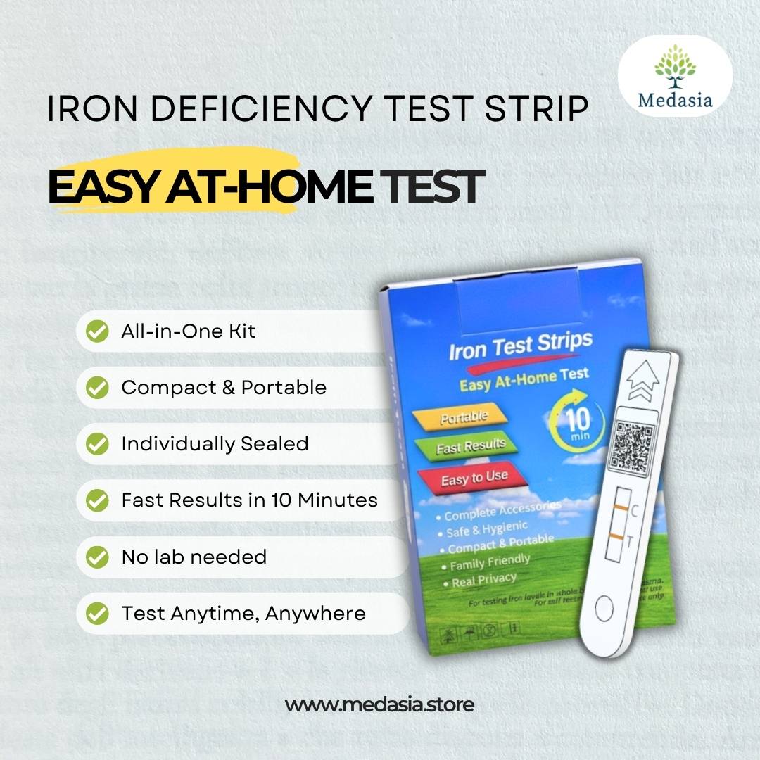 Iron Deficiency Test Strips (10 Tests) – Refill for At-Home Ferritin Meter