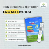 Iron Deficiency Test Strips (10 Tests) – Refill for At-Home Ferritin Meter