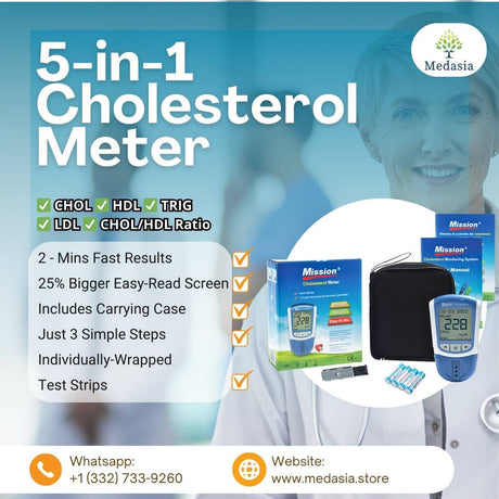 Mission Cholesterol 5-in-1 Lipid Test