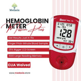 Mission Plus Hemoglobin Meter – FDA & CE Certified Home Hb & Hct Testing Device