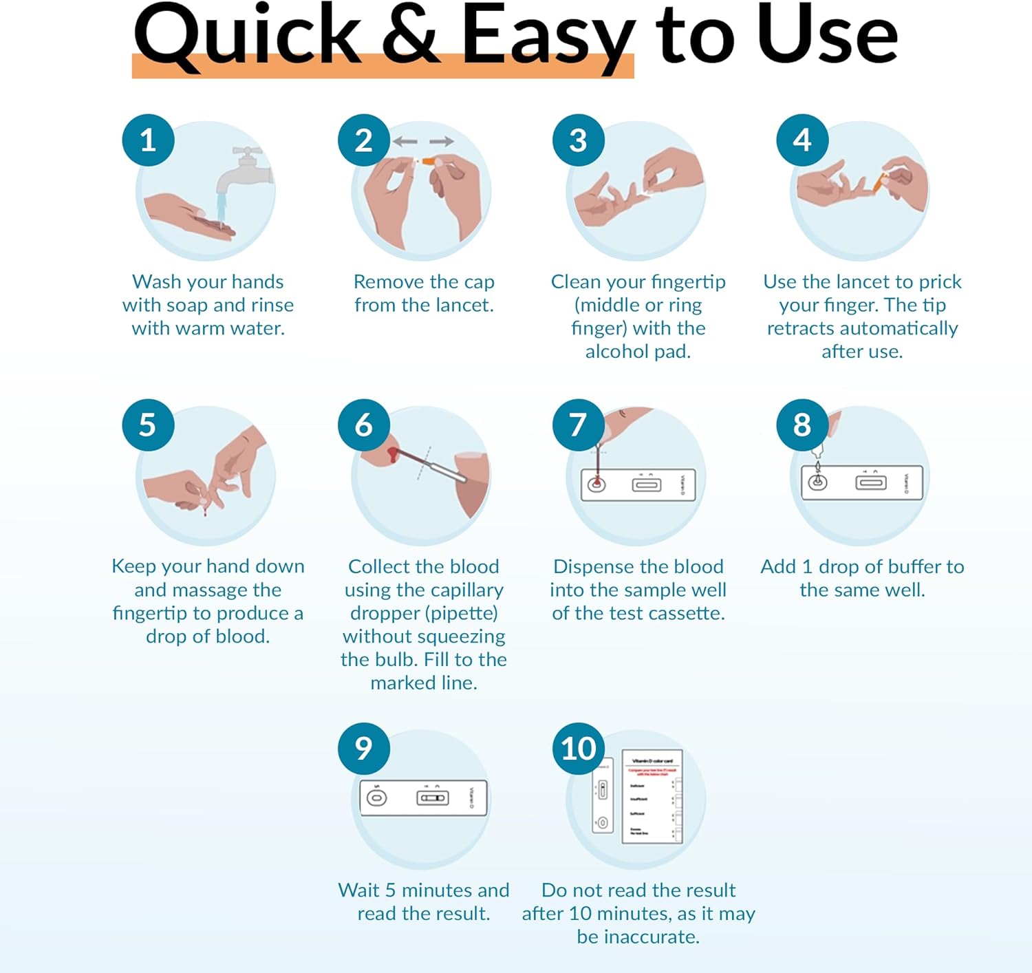 User-Friendly Vitamin D At-Home Test Kit