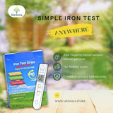 Iron Deficiency Test Strips (10 Tests) – Refill for At-Home Ferritin Meter