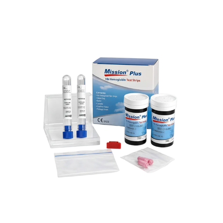 Mission Plus Hemoglobin Strips – 主图优化版