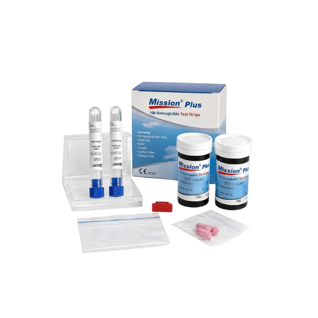 Mission Plus Hemoglobin Strips – 主图优化版