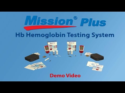 Mission Plus Hemoglobin Meter – FDA & CE Certified Home Hb & Hct Testing Device