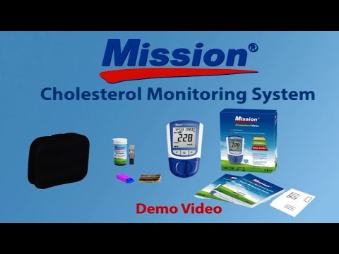 How to use mission cholesterol meter