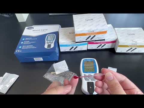 3-in-1 Cholesterol Meter – Home Test Kit (TC, HDL, TG)