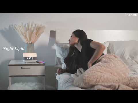 Aroma Diffuser Humidifier with Music Player – Essential Oil Diffuser for Bedroom & Relaxing Sleep