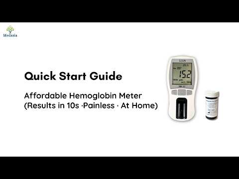 Affordable At-Home Hemoglobin & HCT Meter – Results in 15 Seconds | CE Certified, No Lab Needed