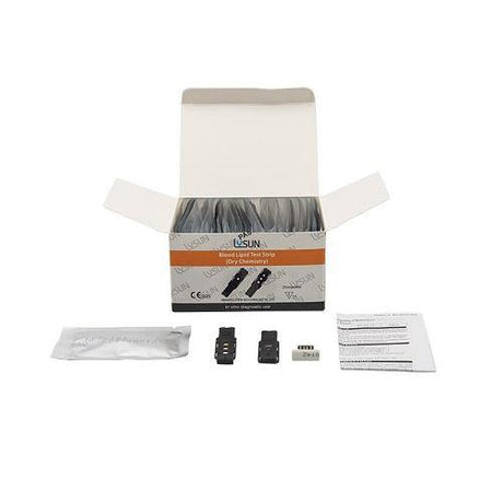 Blood Lipid Test Strip 25 counts 3 in 1 - Buy Online Medasia