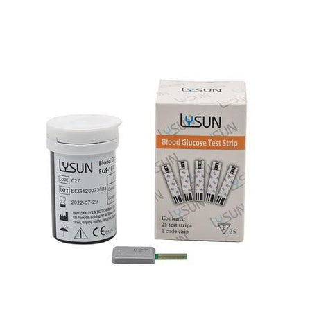 Glucose Test Strips 25 Counts - Buy Online Medasia