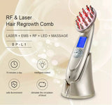 7-in-1 RF & Laser Hair Regrowth Comb – EMS, Red Light & Vibration Scalp Stimulator