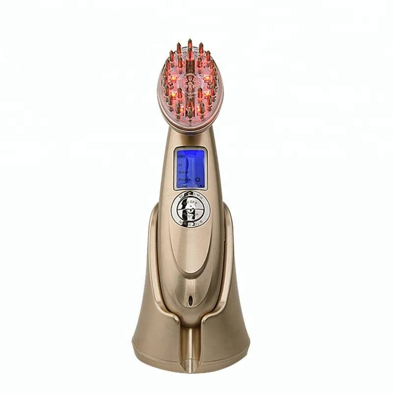 7-in-1 RF & Laser Hair Regrowth Comb – EMS, Red Light & Vibration Scalp Stimulator