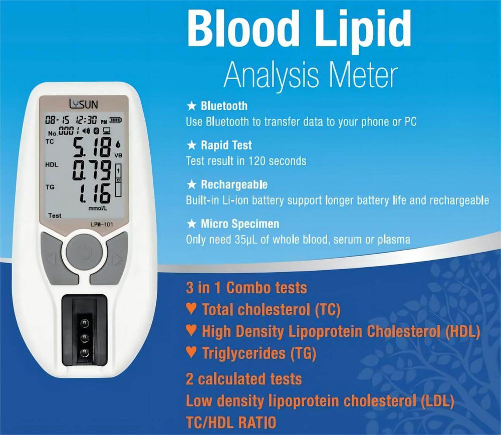 Lysun blood lipid analysis meter