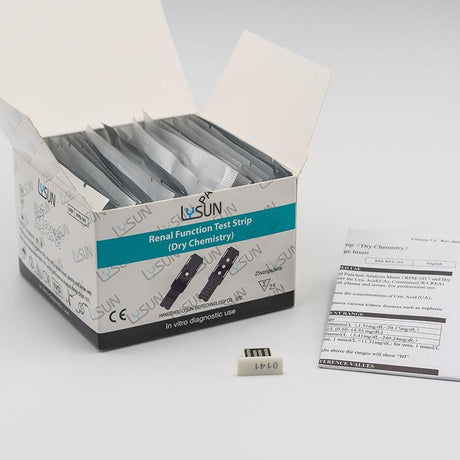 Renal Function Test Strips 25 Counts 3 in 1 - Buy Online Medasia