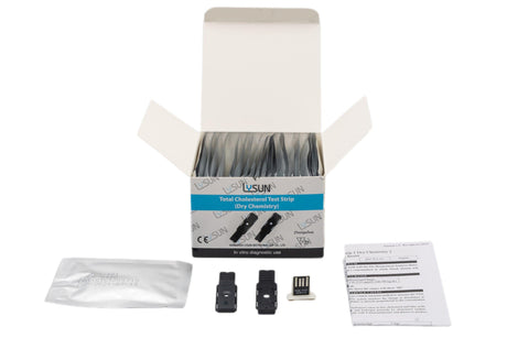 Total Cholesterol Test Strip 25 counts - Buy Online Medasia