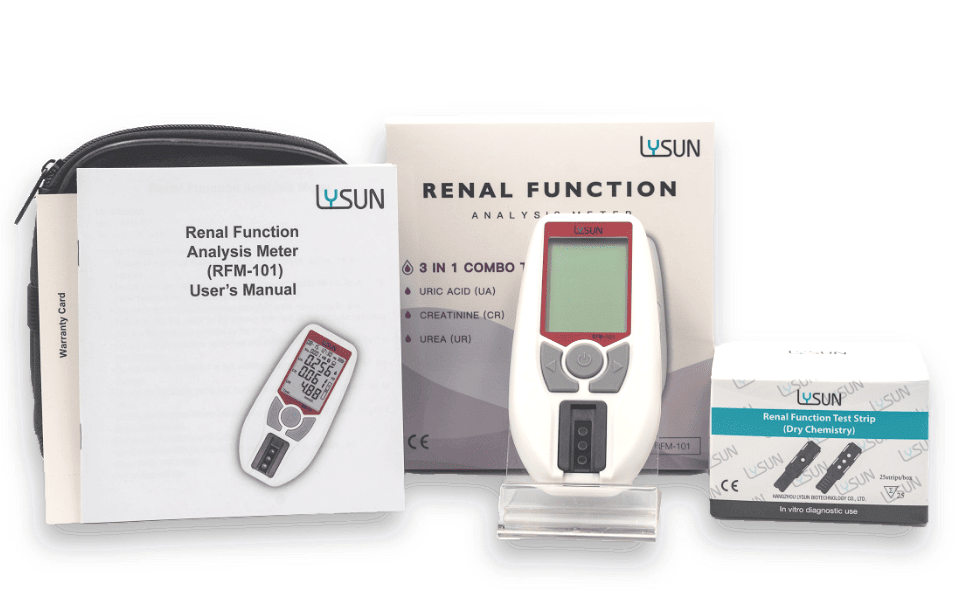  Home Uric Acid Test kit Uric Acid Test Meter Household Uric  Acid Meter kit Includes 25pcs UA Test Strips : Health & Household