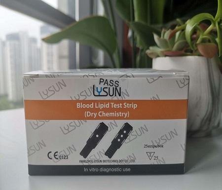 Blood Lipid Test Strip 25 counts 3 in 1 - Buy Online Medasia