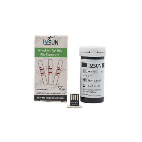 Hemoglobin Test Strips 50 Counts - Buy Online Medasia